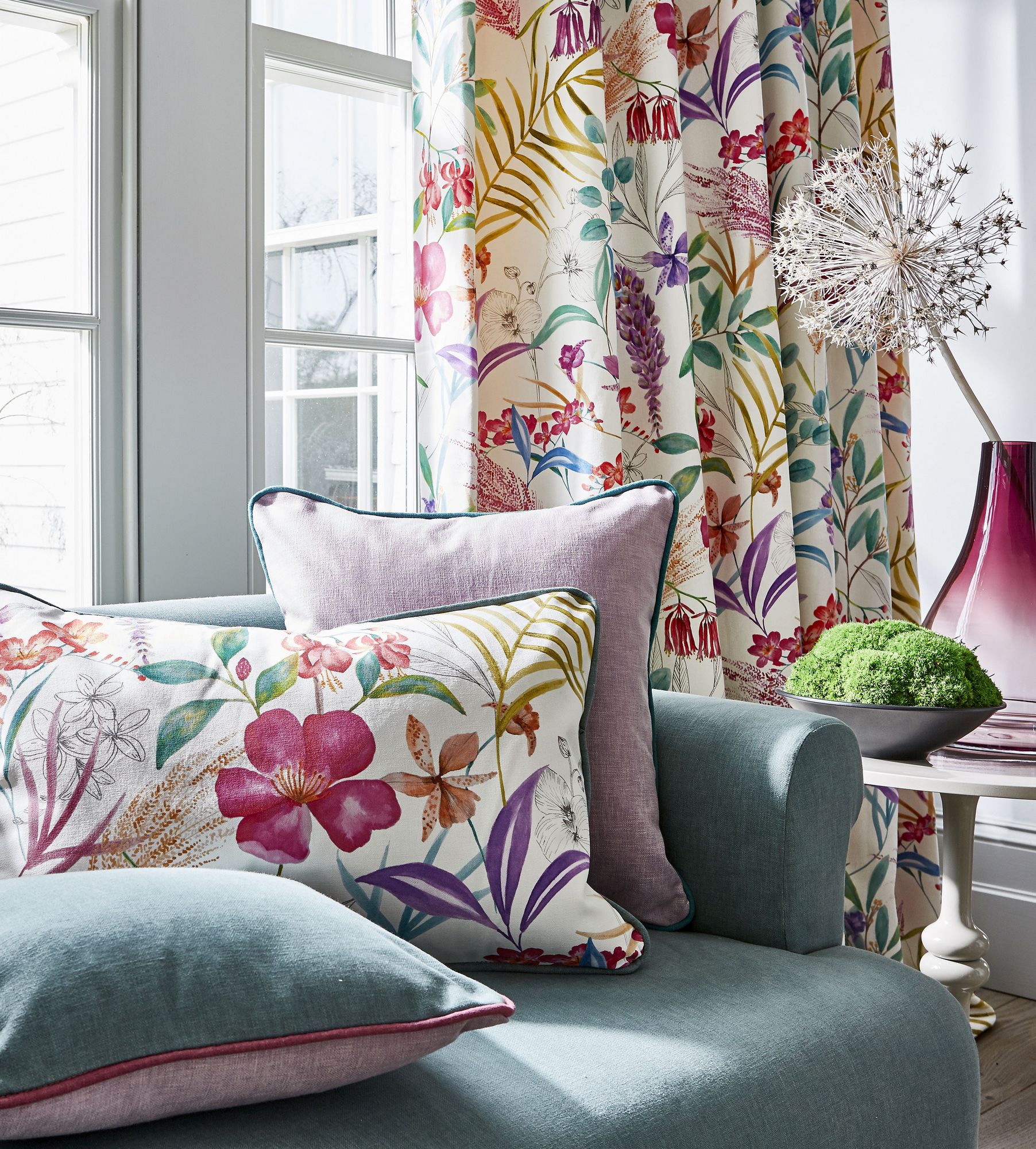 Prestigious Textiles String Honeysuckle Fig Fabric by Prestigious Textiles - Britannia Rose