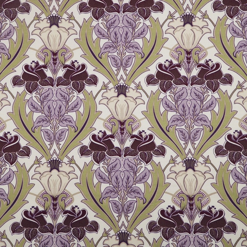 Acanthus Berry Fabric by iLiv