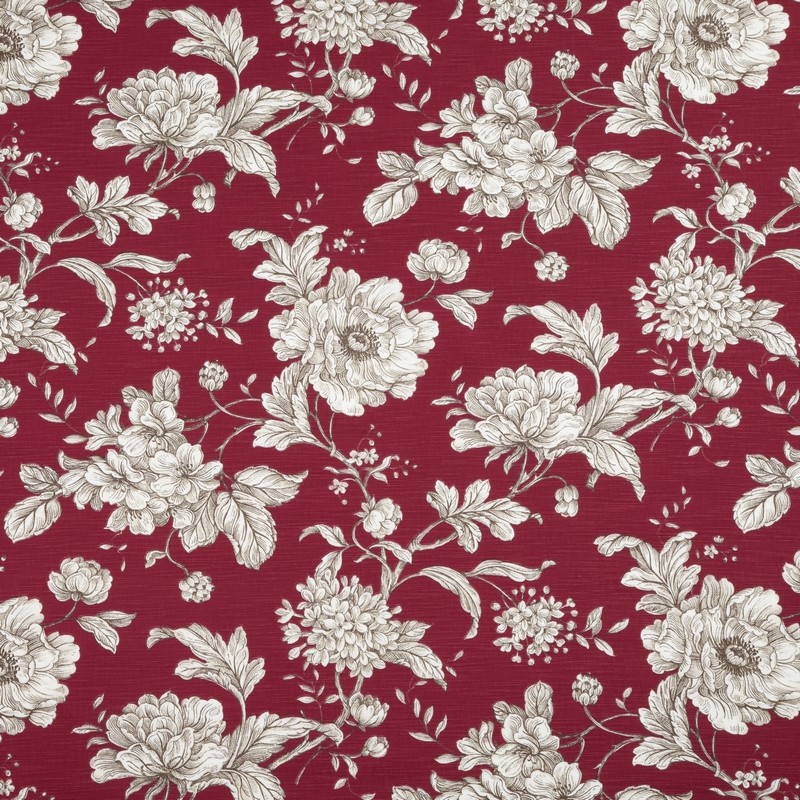 Aquitaine Rouge Fabric by iLiv