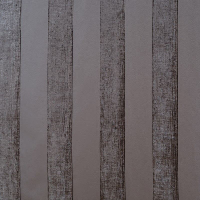 Boheme Stripe Mocha Fabric by iLiv