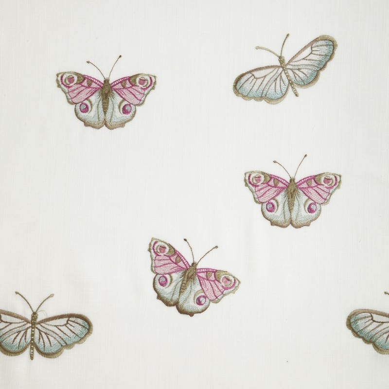 Butterfly Vintage Pastel Fabric by iLiv