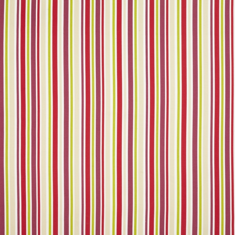 Candy Stripe Brigths Fabric by iLiv