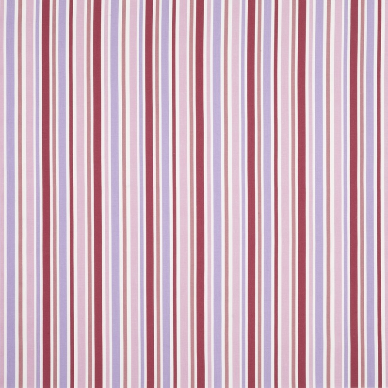 Candy Stripe Pink Fabric by iLiv