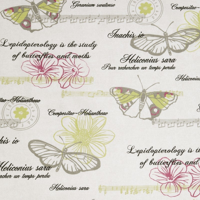 Decoupage Chartreuse Fabric by iLiv
