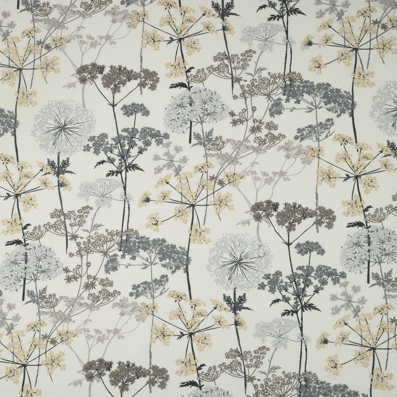 Hedgerow Charcoal Fabric by iLiv