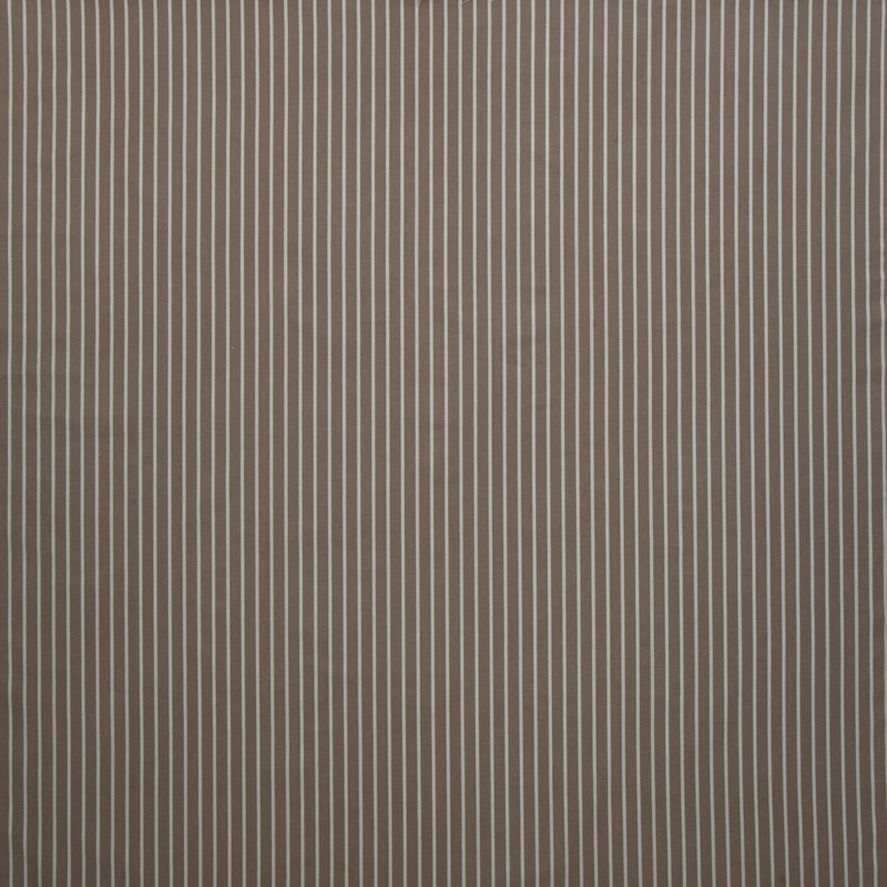 Ticking Stripe Taupe Fabric by iLiv