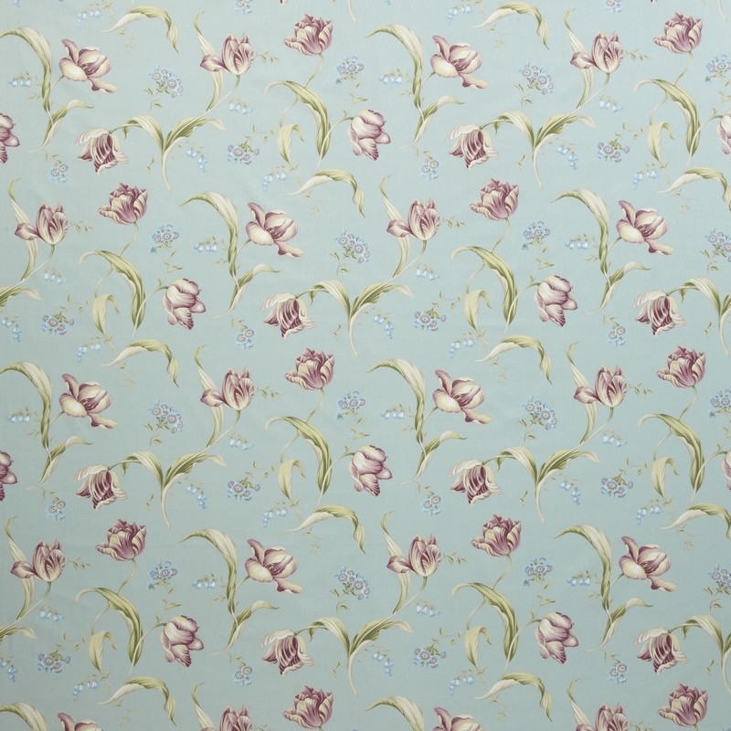 Tulipa Eau De Nil Fabric by iLiv
