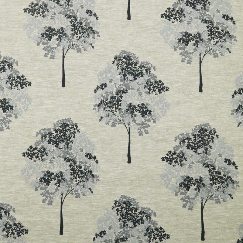 Woodland Charcoal Fabric by iLiv