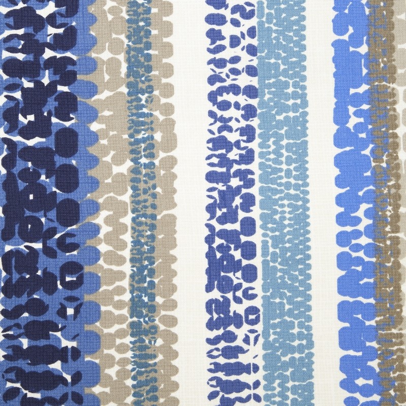 Zari Stripe Ocean Fabric by iLiv