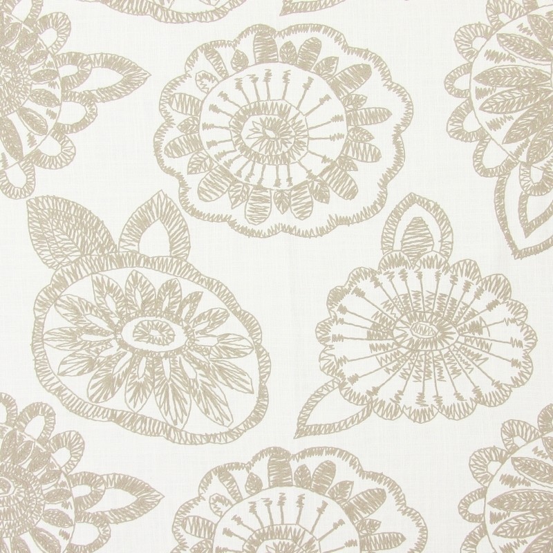 Juno Chalk Fabric by Prestigious Textiles