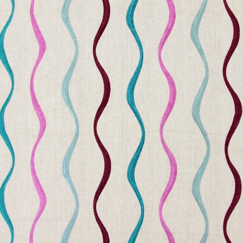Flume Damson Fabric by Prestigious Textiles