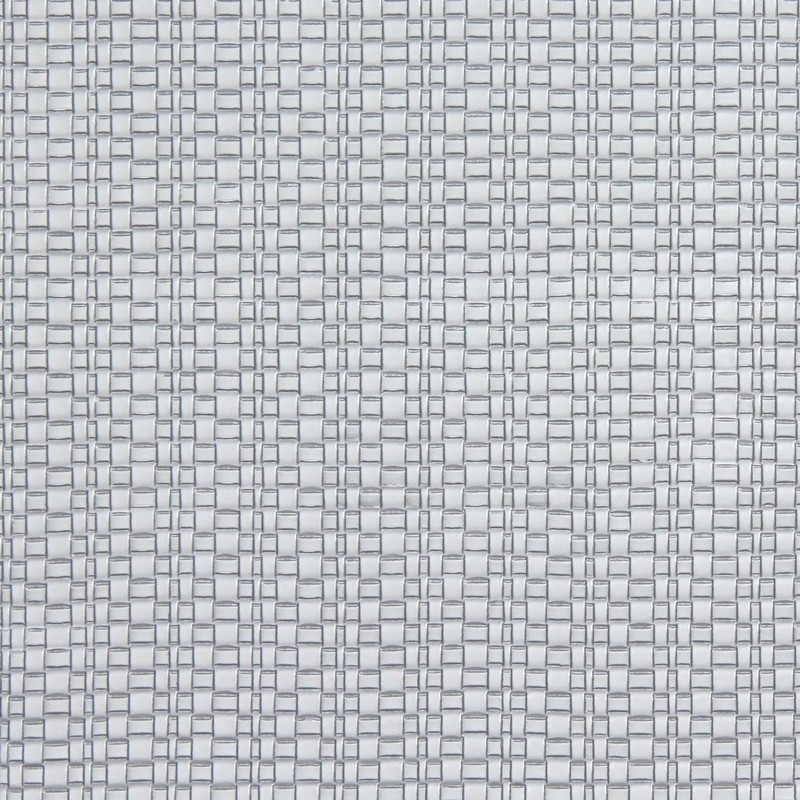 Grid Silver Fabric by Prestigious Textiles