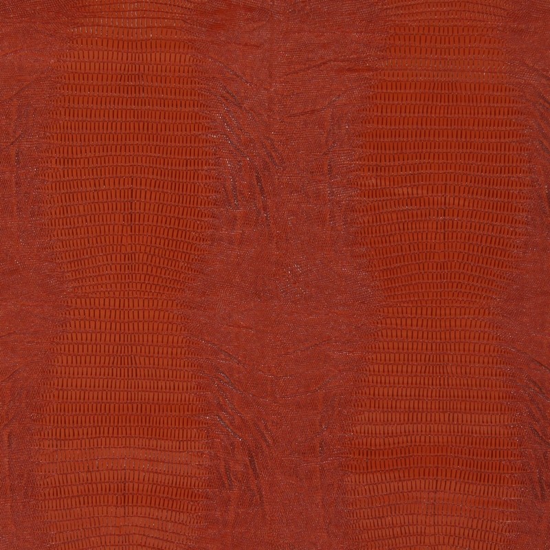 Crocodile Terracotta Fabric by Prestigious Textiles