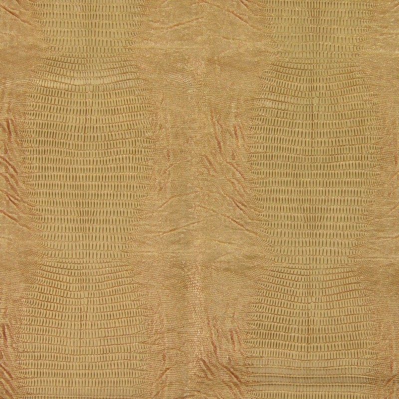 Crocodile Gold Fabric by Prestigious Textiles