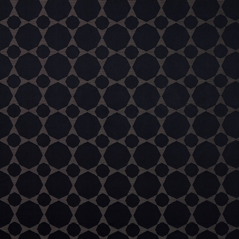 Octagon Noire Fabric by Prestigious Textiles