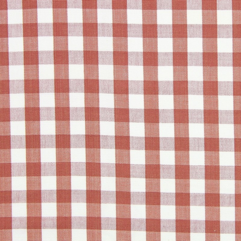 Check Russet Fabric by Prestigious Textiles
