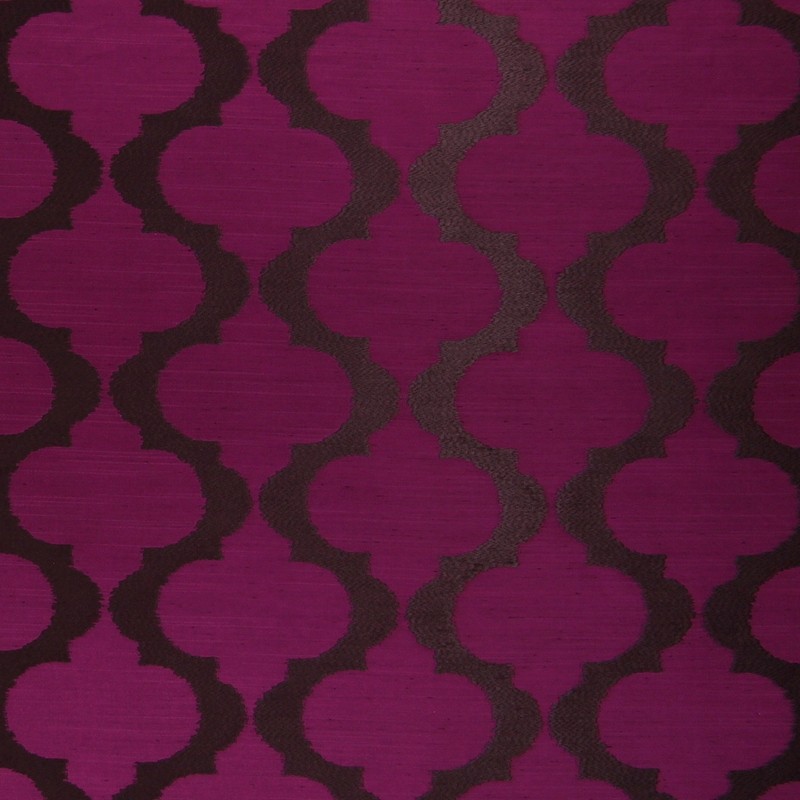 Messina Magenta Fabric by Prestigious Textiles