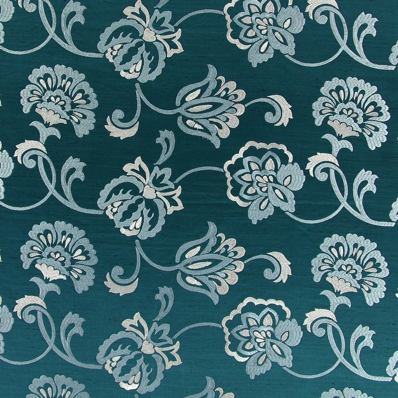 Novara Teal Fabric by Prestigious Textiles