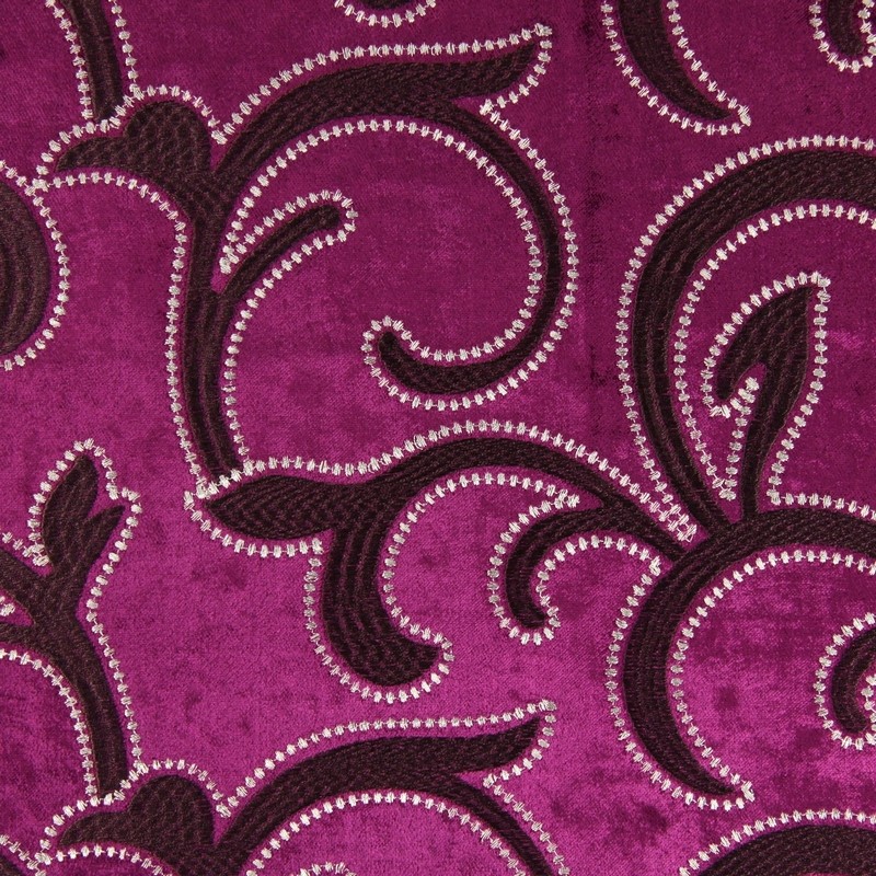 Salerno Magenta Fabric by Prestigious Textiles