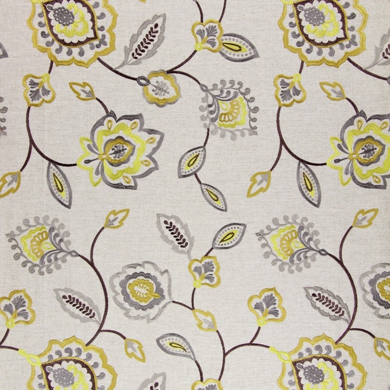 Lovina Saffron Fabric by Prestigious Textiles