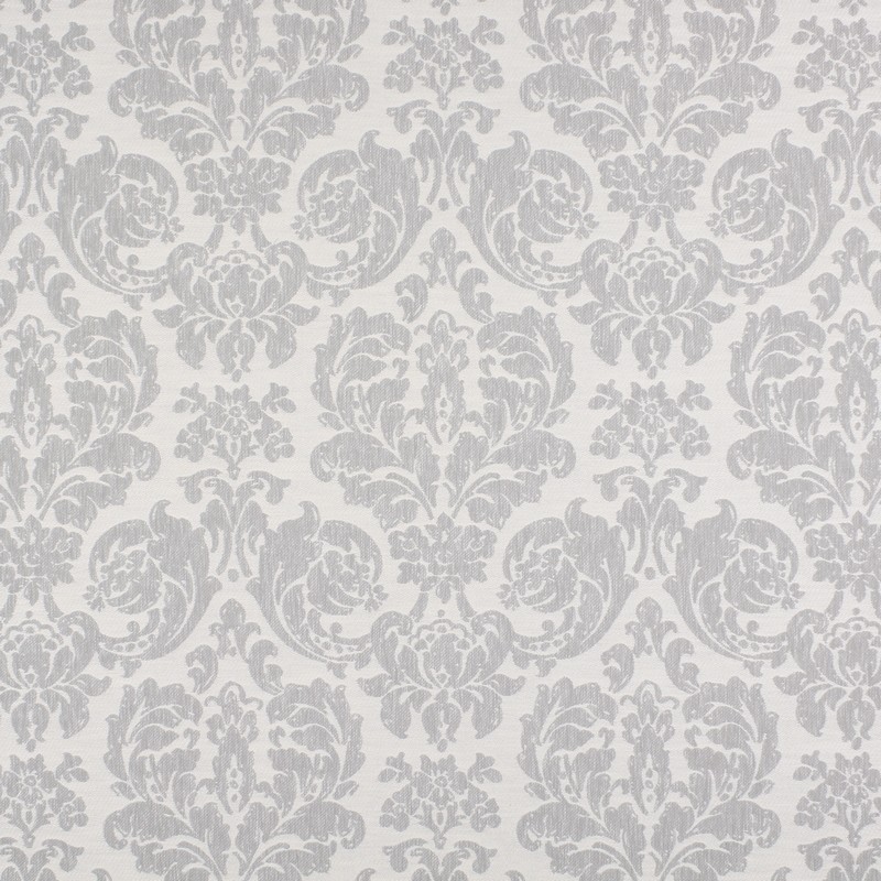 Emmanuel Silver Fabric by Prestigious Textiles