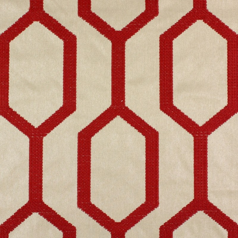 Merton Cranberry Fabric by Prestigious Textiles