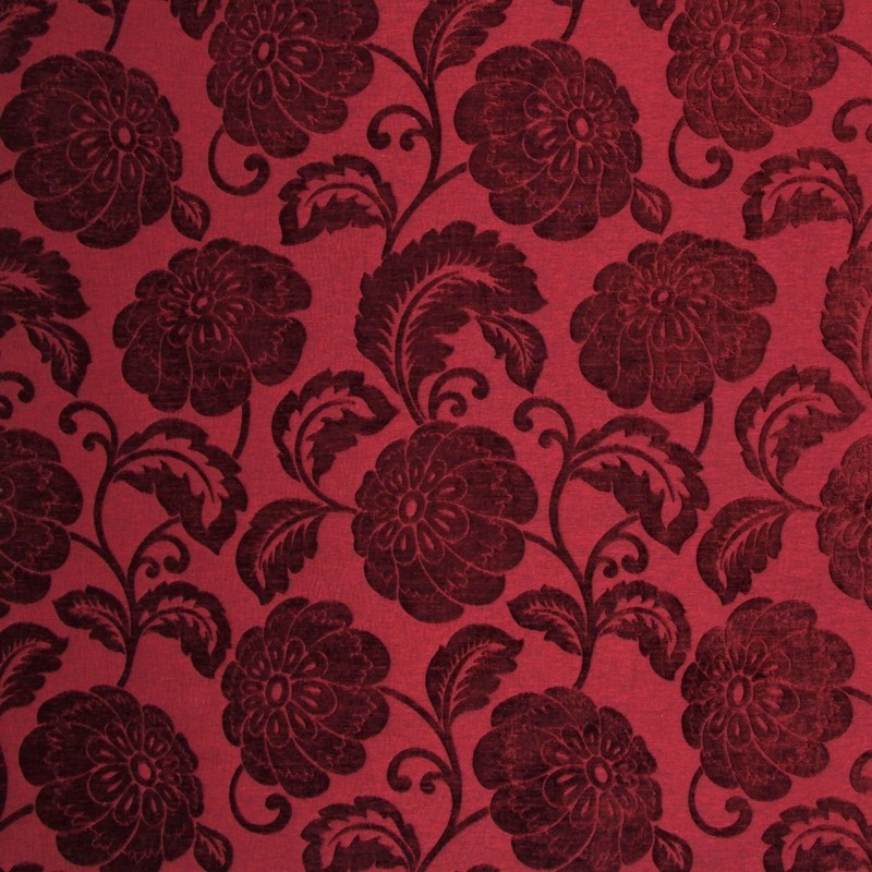Camden Bordeaux Fabric by Prestigious Textiles