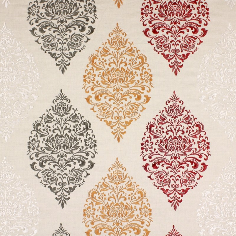 Cressida Pomegranate Fabric by Prestigious Textiles