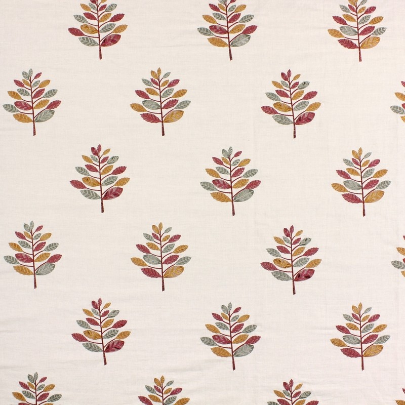 Minuet Pomegranate Fabric by Prestigious Textiles
