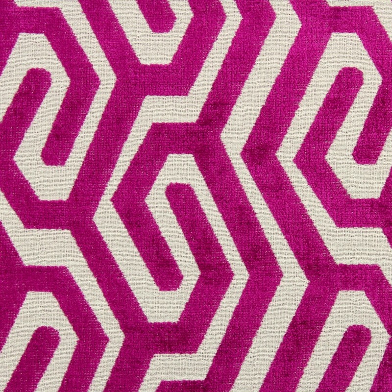 Maddox Magenta Fabric by Prestigious Textiles