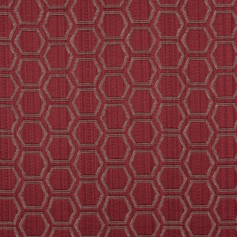 Avena Cranberry Fabric by Prestigious Textiles