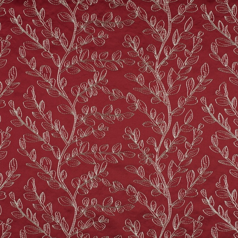 Laurel Cranberry Fabric by Prestigious Textiles