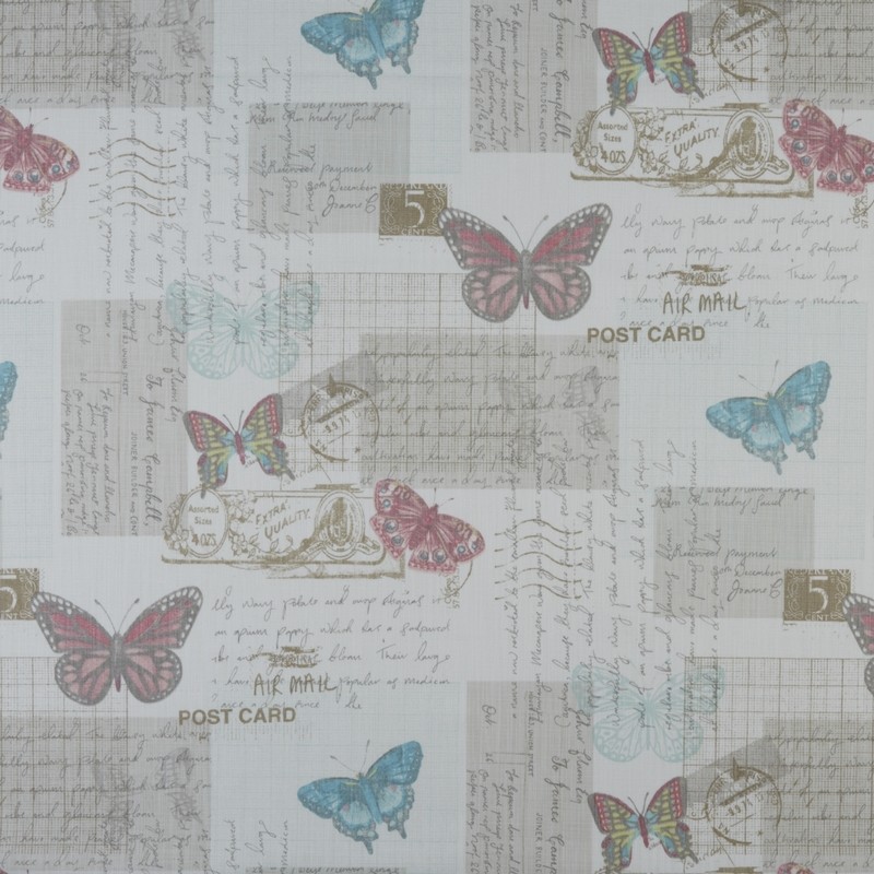 Air Mail Candyfloss Fabric by Prestigious Textiles