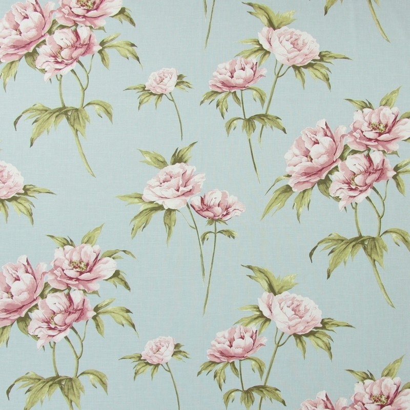 Somersby Vintage Blue Fabric by Prestigious Textiles