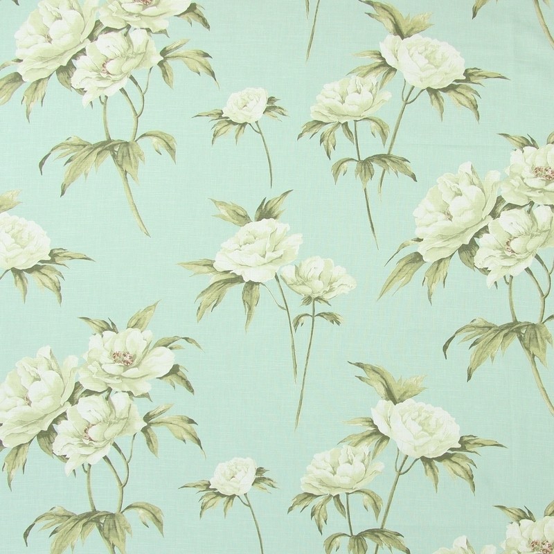 Somersby Duck Egg Fabric by Prestigious Textiles