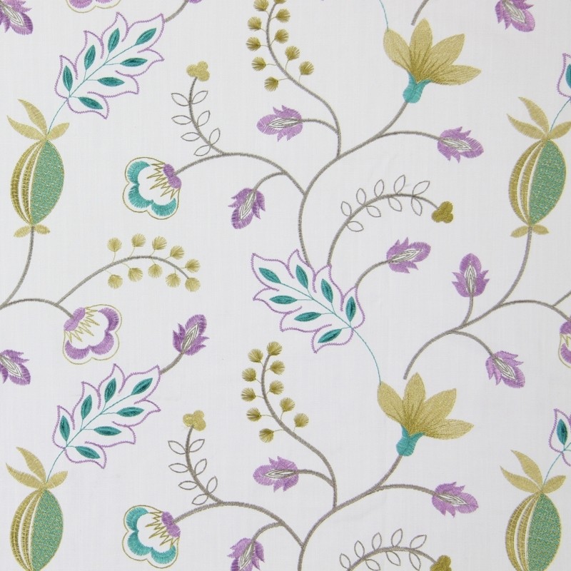 Fiorella Amethyst Fabric by Prestigious Textiles