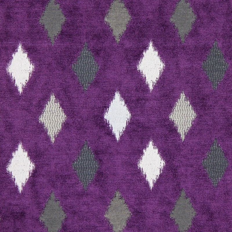 Fanfare Damson Fabric by Prestigious Textiles