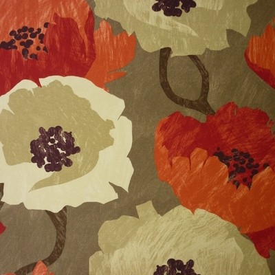 Floribunda Ruby Fabric by Prestigious Textiles