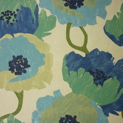 Floribunda Cobalt Fabric by Prestigious Textiles