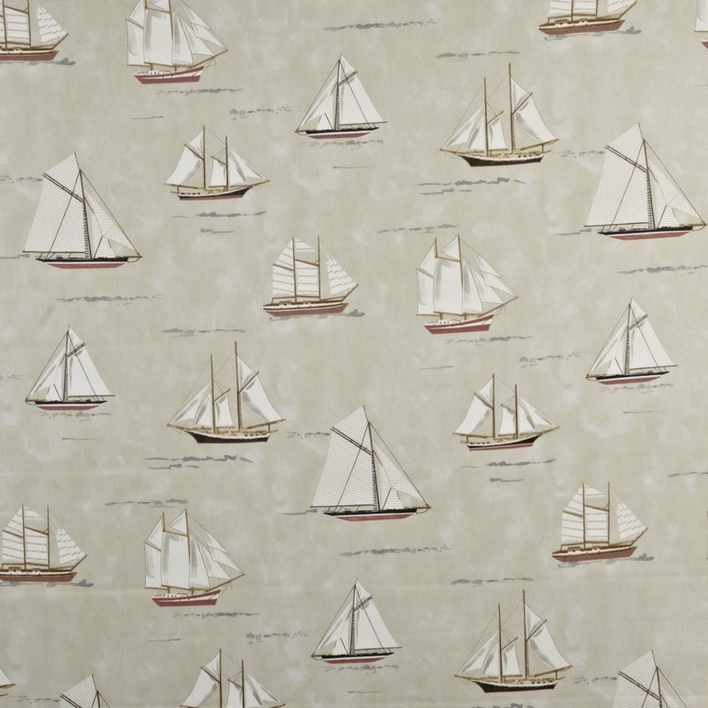 Mariner Coral Fabric by Prestigious Textiles