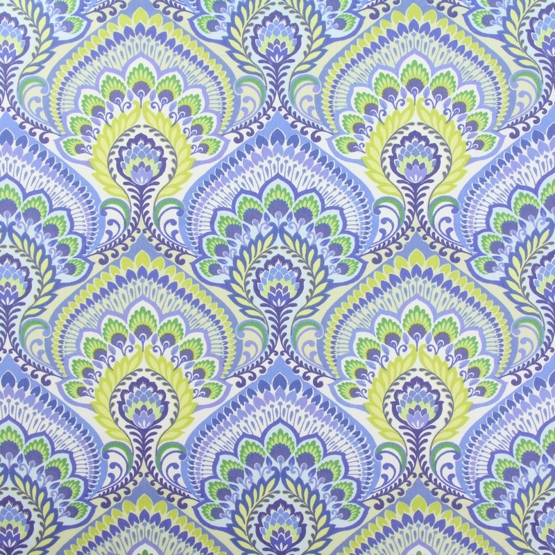 Nikita Azure Fabric by Prestigious Textiles