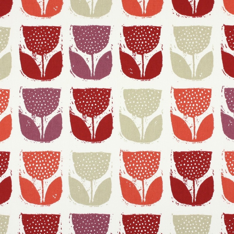 Poppy Pod Firefly Fabric by Prestigious Textiles