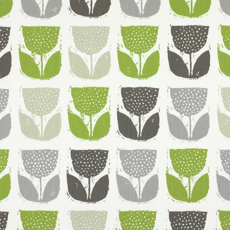 Poppy Pod Eucalyptus Fabric by Prestigious Textiles