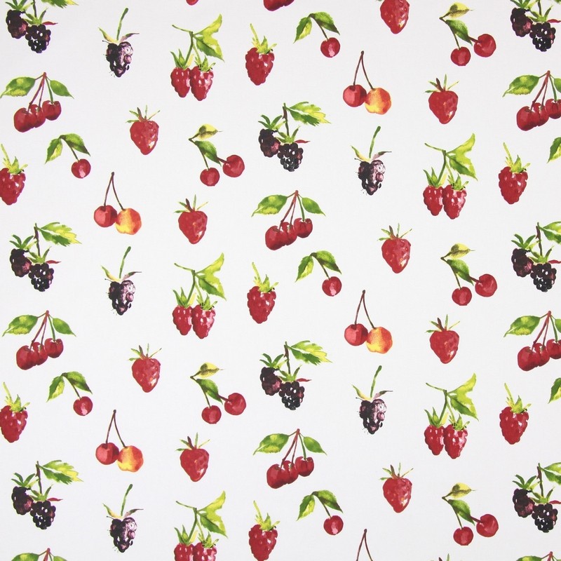 Summer Berries Watercolour Fabric by Prestigious Textiles