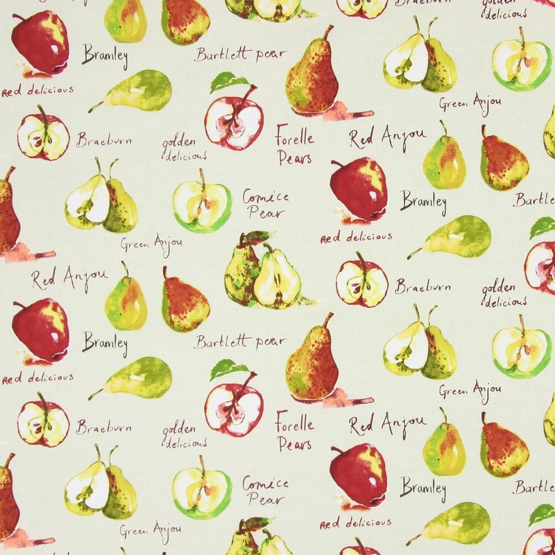 Autumn Fruits Linen Fabric by Prestigious Textiles