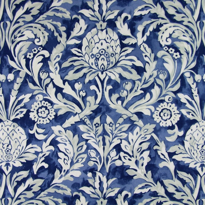 Ophelia Indigo Fabric by Prestigious Textiles