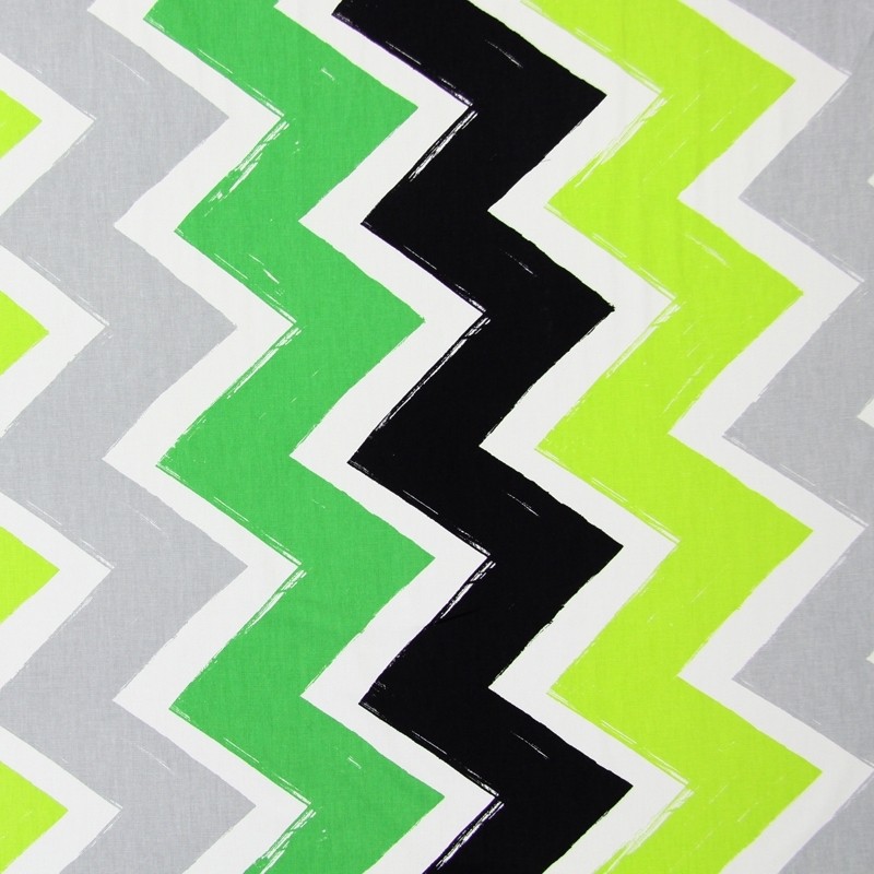 Ziggy Lime Fabric by Prestigious Textiles
