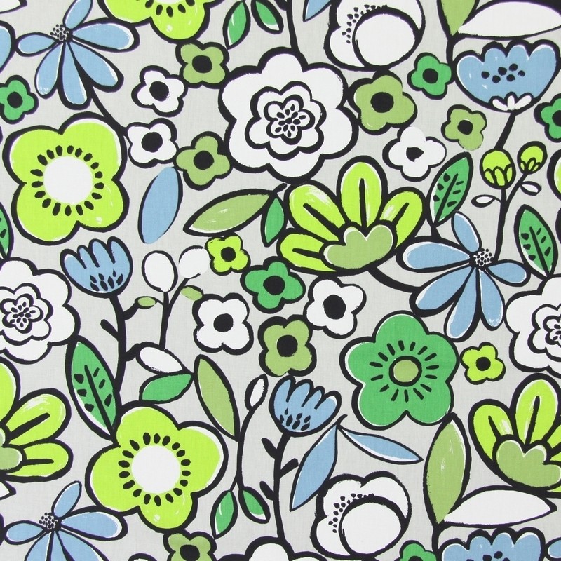 Betty Lime Fabric by Prestigious Textiles