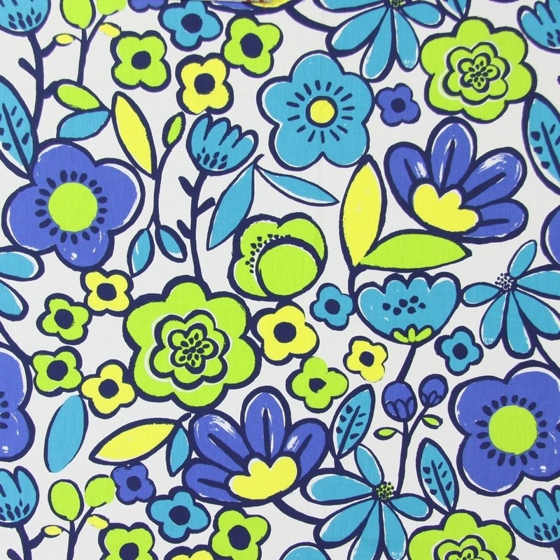 Betty Cobalt Fabric by Prestigious Textiles