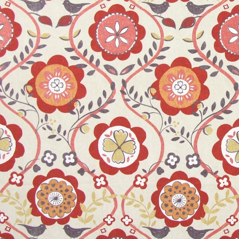 Bloomsbury Autumn Fabric by Prestigious Textiles